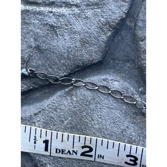 Natural Stone Beaded Jasper Necklace With Sterling Silver Hook Clasp - Picture 8 of 11